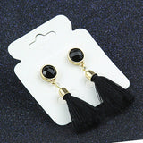 Statement Star Tassel Long Earrings