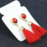 Statement Star Tassel Long Earrings