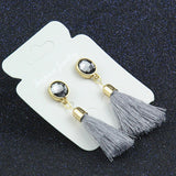 Statement Star Tassel Long Earrings