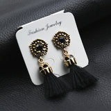 Statement Star Tassel Long Earrings