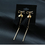 Statement Star Tassel Long Earrings