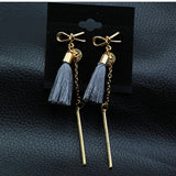 Statement Star Tassel Long Earrings