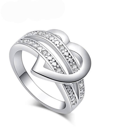 Heart Love Women Wedding Ring