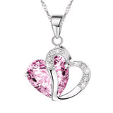 Lady Fashion Heart Pendant Necklace