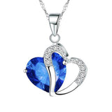 Lady Fashion Heart Pendant Necklace