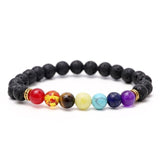Natural Stone Love Bead Bracelet