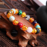 Natural Stone Love Bead Bracelet