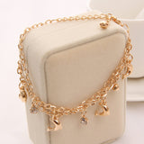 Multilayer Beaded Pendant Bracelet