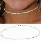 Leaf Moon Pendant Necklace Crystal