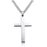 Cross Necklace Stainless Steel Gold