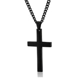 Cross Necklace Stainless Steel Gold