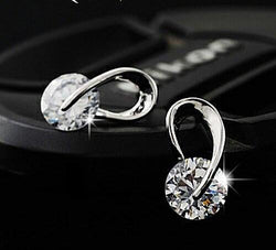 Pendientes Mujer Zircon Crystal Stud Earring